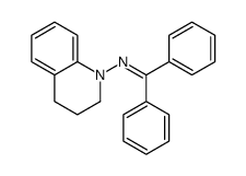 N-(3,4-dihydro-2H-quinolin-1-yl)-1,1-diphenylmethanimine结构式
