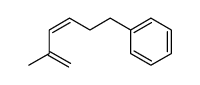 ((Z)-5-Methyl-hexa-3,5-dienyl)-benzene结构式