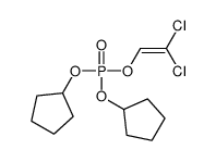 dicyclopentyl 2,2-dichloroethenyl phosphate Structure