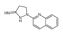 2-quinolin-2-yl-3,4-dihydropyrazol-5-amine Structure