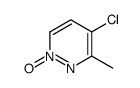 4-Chloro-3-methylpyridazine 1-oxide Structure