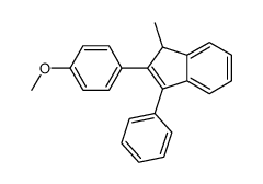 2-(4-methoxyphenyl)-1-methyl-3-phenyl-1H-indene Structure