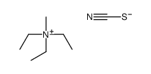 triethyl(methyl)azanium,thiocyanate Structure
