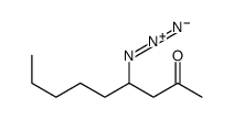 4-azidononan-2-one Structure