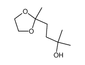 5-hydroxy-5-methyl-2-hexanone ethylene ketal结构式