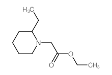 Ethyl (2-ethylpiperidin-1-yl)acetate结构式
