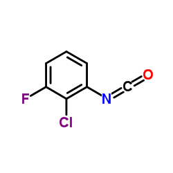 2-Chloro-1-fluoro-3-isocyanatobenzene Structure