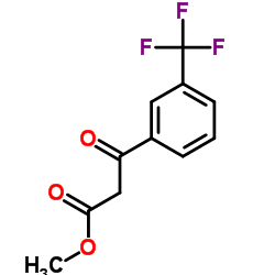 Methyl 3-(trifluoromethyl)benzoylacetate structure