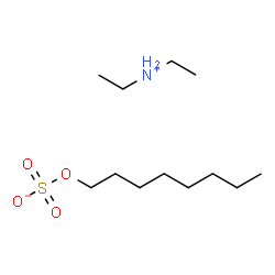 diethylammonium octyl sulphate Structure