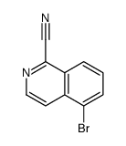 5-溴异喹啉-1-甲腈结构式