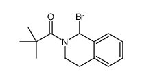 1-(1-bromo-3,4-dihydro-1H-isoquinolin-2-yl)-2,2-dimethylpropan-1-one Structure