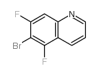 6-溴-5,7-二氟喹啉结构式