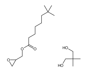 2,2-dimethylpropane-1,3-diol,oxiran-2-ylmethyl 7,7-dimethyloctanoate Structure