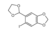 5-(1,3-dioxolan-2-yl)-6-iodo-1,3-benzodioxole Structure