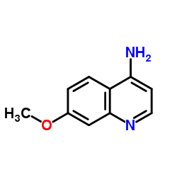 4-氨基-7-甲氧基喹啉结构式