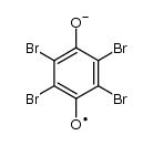 p-Bromanil-anionradikal Structure