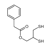 2,3-bis(sulfanyl)propyl 2-phenylacetate结构式