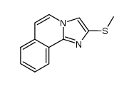 2-methylthioimidazo[2,1-a]isoquinoline结构式