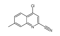 4-chloro-7-methylquinoline-2-carbonitrile Structure