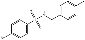 4-BroMo-N-(4-Methylbenzyl)benzenesulfonaMide Structure