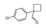 1-(4-chlorophenyl)cyclobutane-1-carbaldehyde Structure