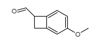 3-methoxybicyclo[4.2.0]octa-1,3,5-triene-7-carbaldehyde结构式