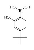 (4-(tert-butyl)-2-hydroxyphenyl)boronic acid structure