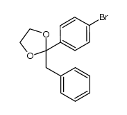 2-benzyl-2-(4-bromophenyl)-1,3-dioxolane Structure
