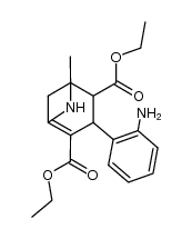 3-(2-aminophenyl)-5-methyl-6-azabicyclo[3,3,1]hept-1-ene-2,4-dicarboxylic acid diethyl ester Structure