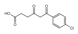 6-(4-氯苯基)-4,6-二氧亚基己酸结构式