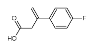 3-(4-fluorophenyl)-3-butenoic acid结构式