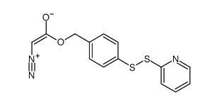 4-(2'-pyridyldithio)benzyldiazoacetate结构式