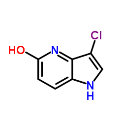 3-Chloro-5-hydroxy-4-azaindole Structure