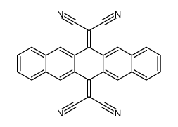 2-[13-(dicyanomethylidene)pentacen-6-ylidene]propanedinitrile Structure