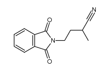 2-(3'-cyanobutyl)-1H-isoindole-1,3(2H)-dione结构式