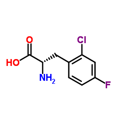 2-Chloro-4-fluoro-L-phenylalanine structure