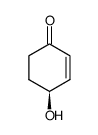(S)-(-)-4-hydroxy-2-cyclohexan-1-one结构式