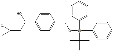1-(4-((tert-butyldiphenylsilyloxy)methyl)phenyl)-2-(oxiran-2-yl)ethanol结构式