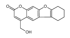4-hydroxymethyltetrahydrobenzopsoralen Structure