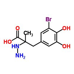 rac-3-溴卡比多巴结构式