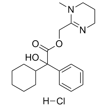 Oxyphencyclimine hydrochloride structure