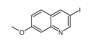 3-iodo-7-methoxyquinoline Structure