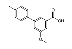 5-甲氧基-4-甲基-[1,1-联苯]-3-羧酸结构式