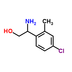 2-Amino-2-(4-chloro-2-methylphenyl)ethanol Structure