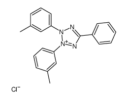 2,3-双(3-甲苯基)-5-苯基氯化四氮唑结构式