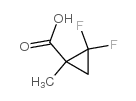 2,2-二氟-1-甲基环丙烷甲酸结构式