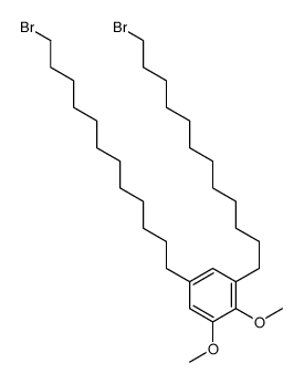 1,5-bis(12-bromododecyl)-2,3-dimethoxybenzene结构式