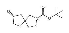 7-氧代-2-氮杂螺[4.4]壬烷-2-羧酸叔丁酯结构式