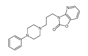 3-[3-(4-phenylpiperazin-1-yl)propyl]-[1,3]oxazolo[4,5-b]pyridin-2-one结构式