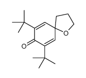 7,9-ditert-butyl-1-oxaspiro[4.5]deca-6,9-dien-8-one Structure